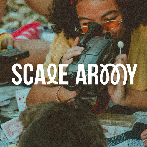 Agency design with the title 'SCALE ARMY'