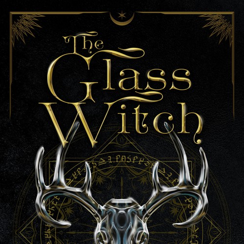Historical fiction book cover with the title 'Witch logo'