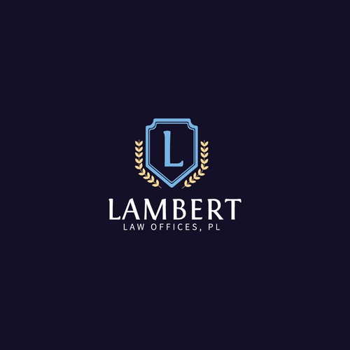 Office logo with the title 'Logo concept for Lambert Law Offices'