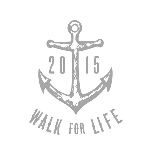 Walking design with the title 'Walk for Life tshirt'