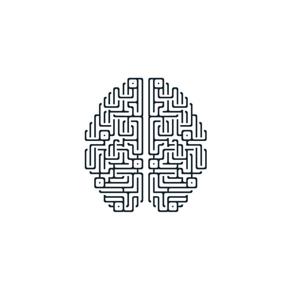 Sacred logo with the title 'Brain maze design for 'SAGRADO''