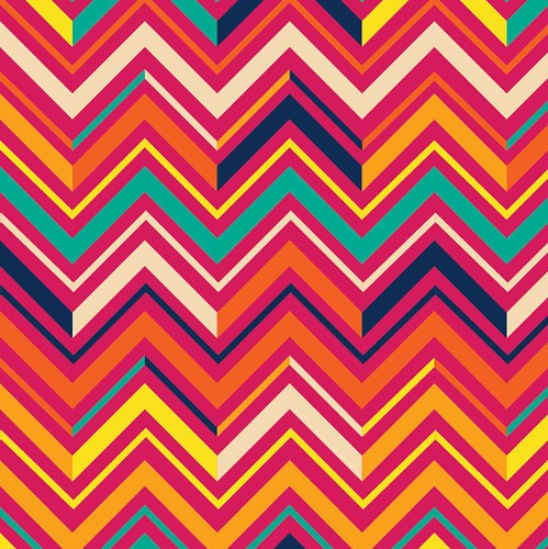 Pattern design artwork with the title 'Chevron pattern'