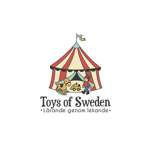 Kindergarten design with the title 'Toys of Sweden'