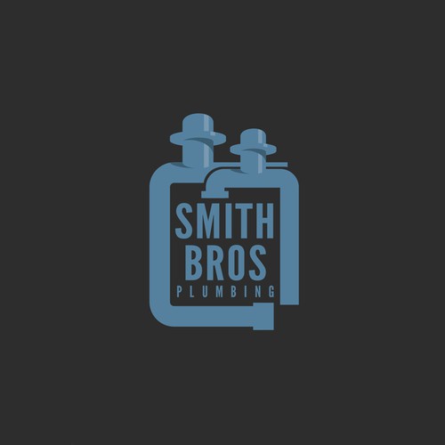 Handyman logo with the title 'SmithBros Plumbing'