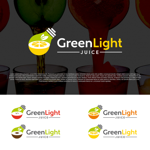 Juice bar design with the title 'Create a stunning & creative logo for a juice company!'