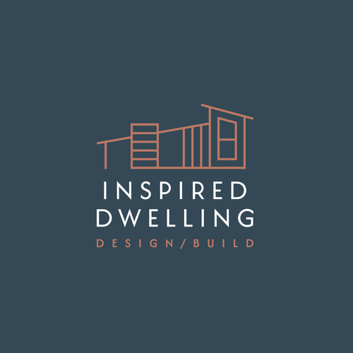 Mid-Century design with the title 'Inspired Dwelling Logo'