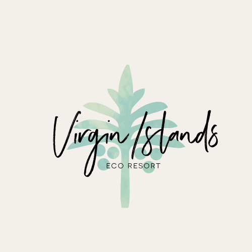 Hipster logo with the title 'Boutique Caribbean Eco Resort logo '