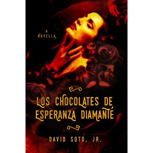 Erotic book cover with the title 'Book Cover: Novel'