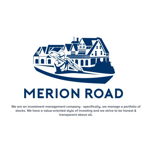 Kayaking logo with the title 'Merion Road'