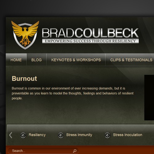 Workshop logo with the title 'Personal Logo for Brad Coulbeck'