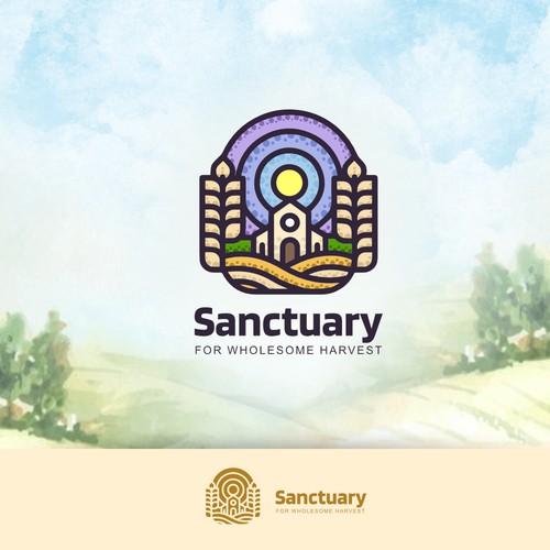 Church brand with the title 'Sanctuary'