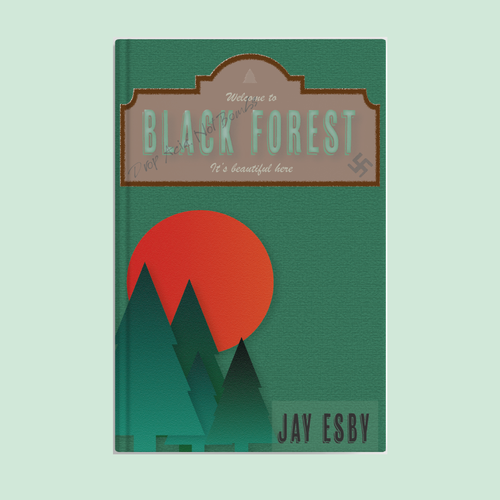 Forest book cover with the title 'Book Cover Design'