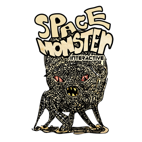 Monster logo with the title 'Space Monster Interactive'