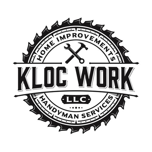 Hammer design with the title 'Kloc Work LLC'