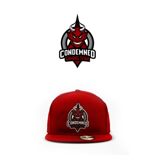 Devil logo with the title 'Logo for Pro E-Sports Gaming Team'