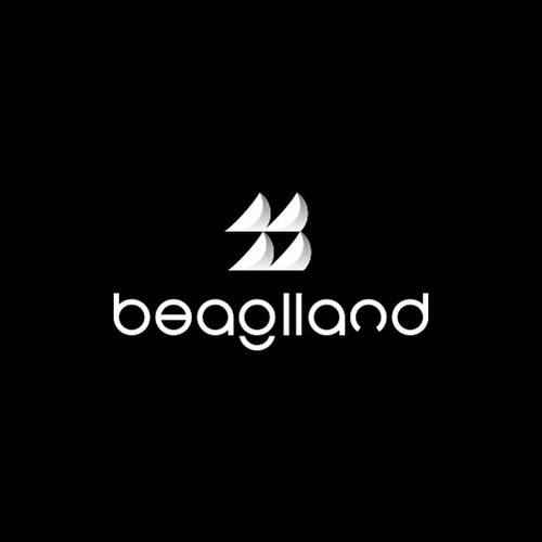 Sailing logo with the title 'Beaglland Logo Design'