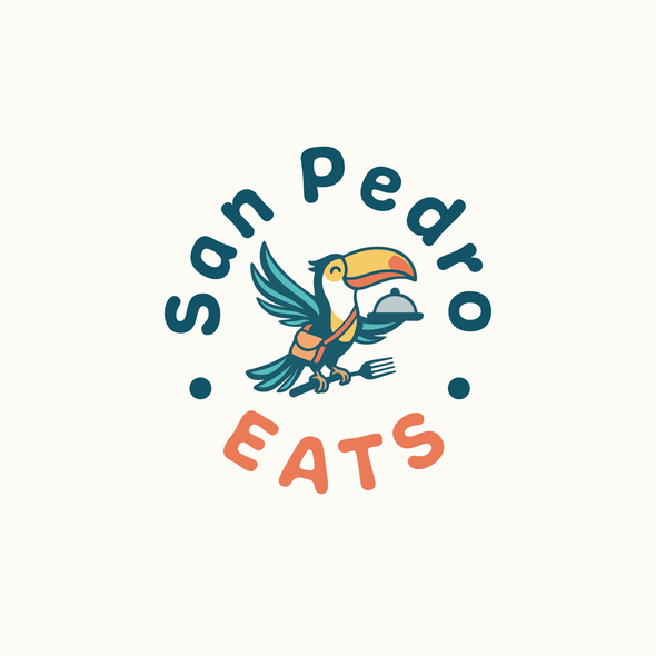 Delivery design with the title 'San Pedro Eats'