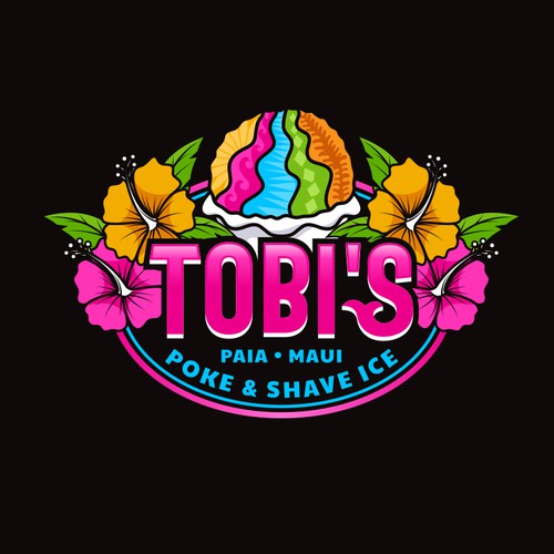 Tropical logo with the title 'Tobi's'