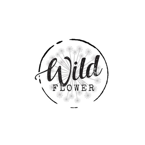 Souvenir logo with the title 'Wild Flower'