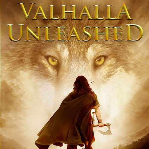 Epic fantasy book cover with the title 'Marauder - Valhalla Unleashed'