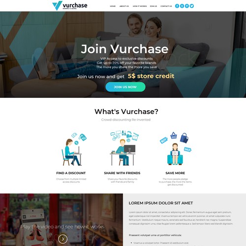 Marketplace design with the title 'Webdesign'