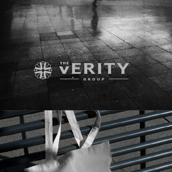 V design with the title 'The Verity Group'