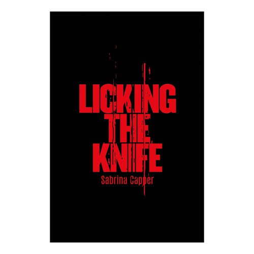 Dramatic design with the title 'The true story about a woman with an evil family and her survival against all odds'