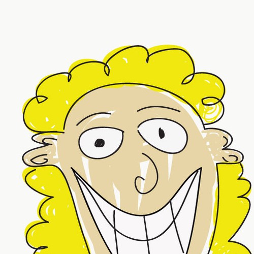 Teacher logo with the title 'Happy teacher '