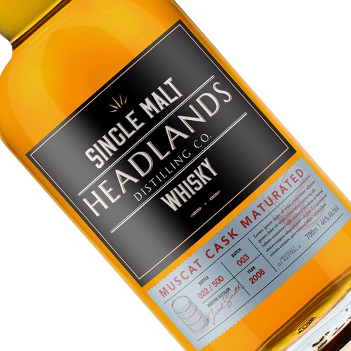 Whiskey label with the title 'Whisky Label'