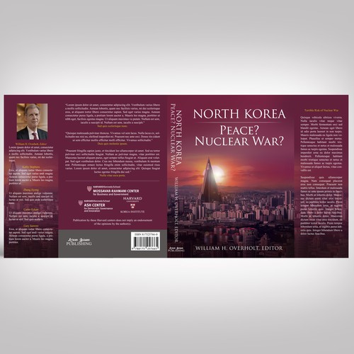 Korean design with the title 'North Korea: Peace? Nuclear War?'