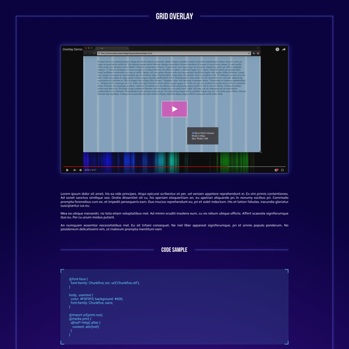 Page design with the title 'Programming Assistant Landing Page'