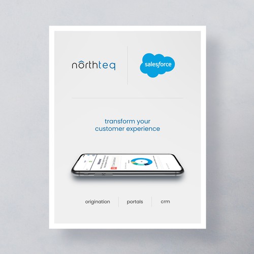 New design with the title 'Northteq Brochure Design'