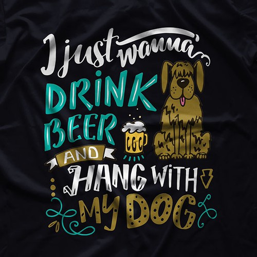 Dog t-shirt with the title 'MyDog'