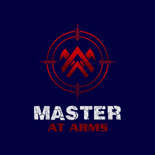 Master logo with the title 'MASTER AT ARMS LOGO'