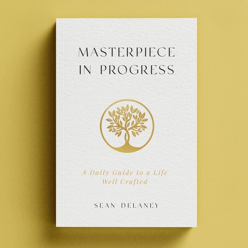 Clean book cover with the title 'Masterpiece in Progress '