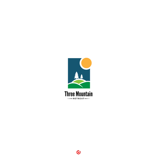 Retreat design with the title 'Three Mountain'