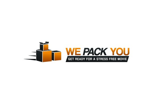 Packaging logo with the title 'Fast pack'