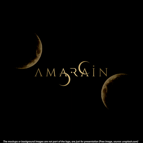 Arabic design with the title 'AMARAIN'