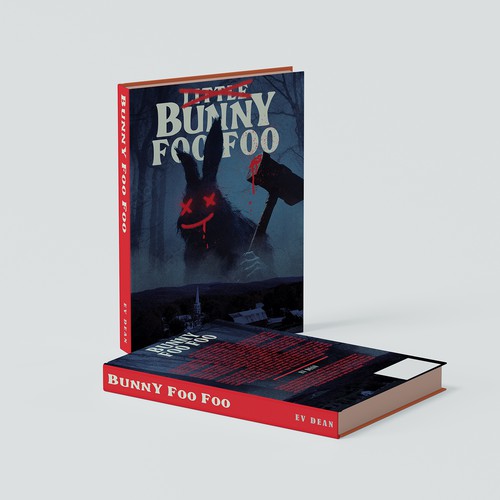 Monster book cover with the title 'Book cover concept'