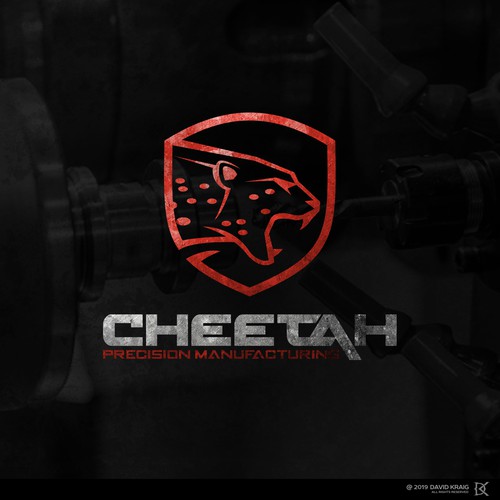 Precise design with the title 'CHEETAH Precision Manufacturing'