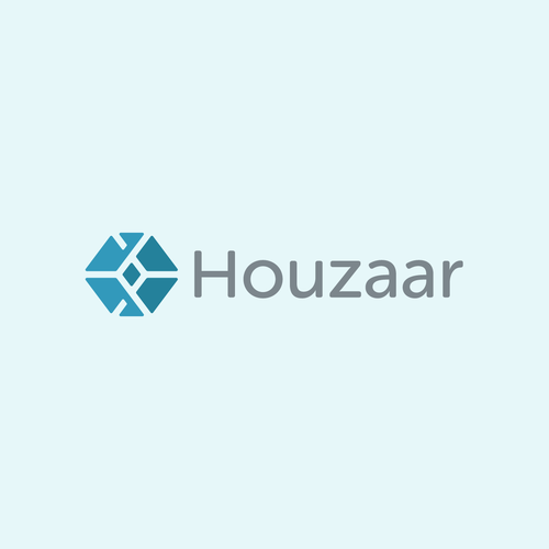 Cube logo with the title 'Logo for Houzaar'