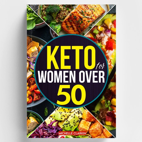 Amazon book cover with the title 'Keto For Women Over 50'