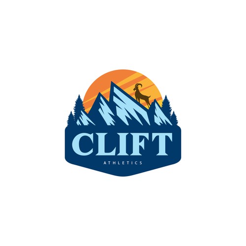 Athletic logo with the title 'Clift athletics Logo'