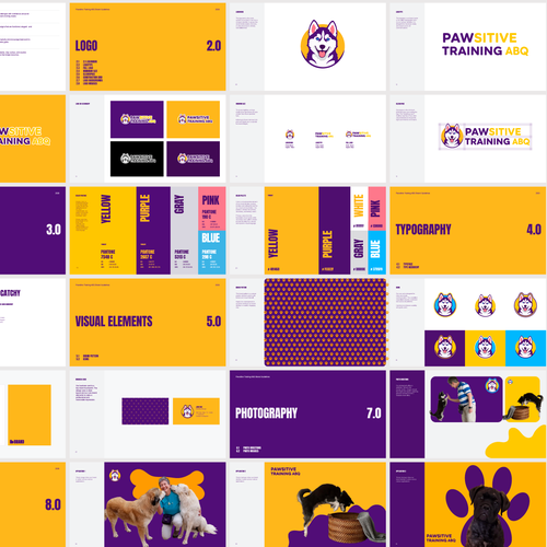 Dog brand with the title 'The Pawsitive Training ABQ '