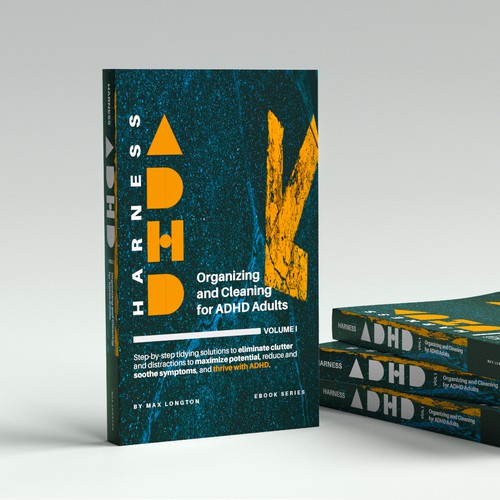 Geometric book cover with the title 'Bold Photographic book Cover'