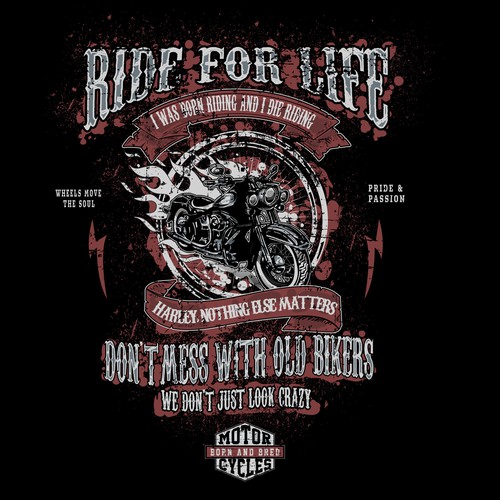 Grunge t-shirt with the title 'T-shirt contest entry '