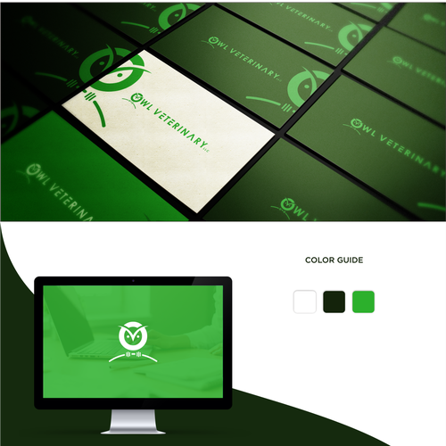 Owl brand with the title 'Owl Veterinary, LLC'