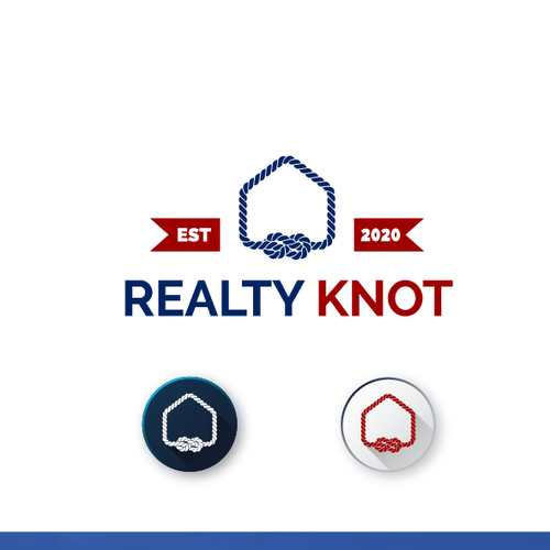 Real estate logo with the title 'Logo Design for Real Estate & Mortgage Company'