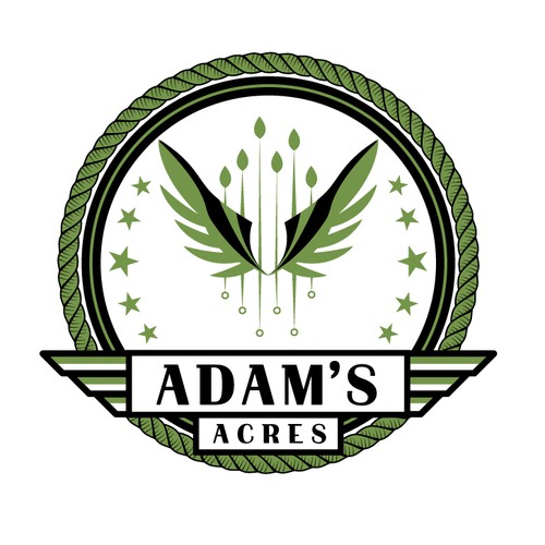Pilot logo with the title 'Adam's acres'