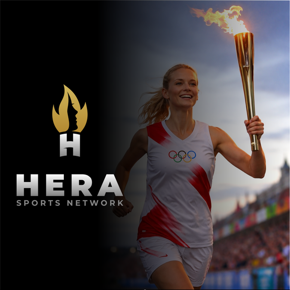 Bold logo with the title 'Hera Sports Network'